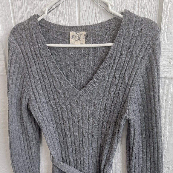 Hippie Rose Cable Knit Sweater Dress - Picture 1 of 5